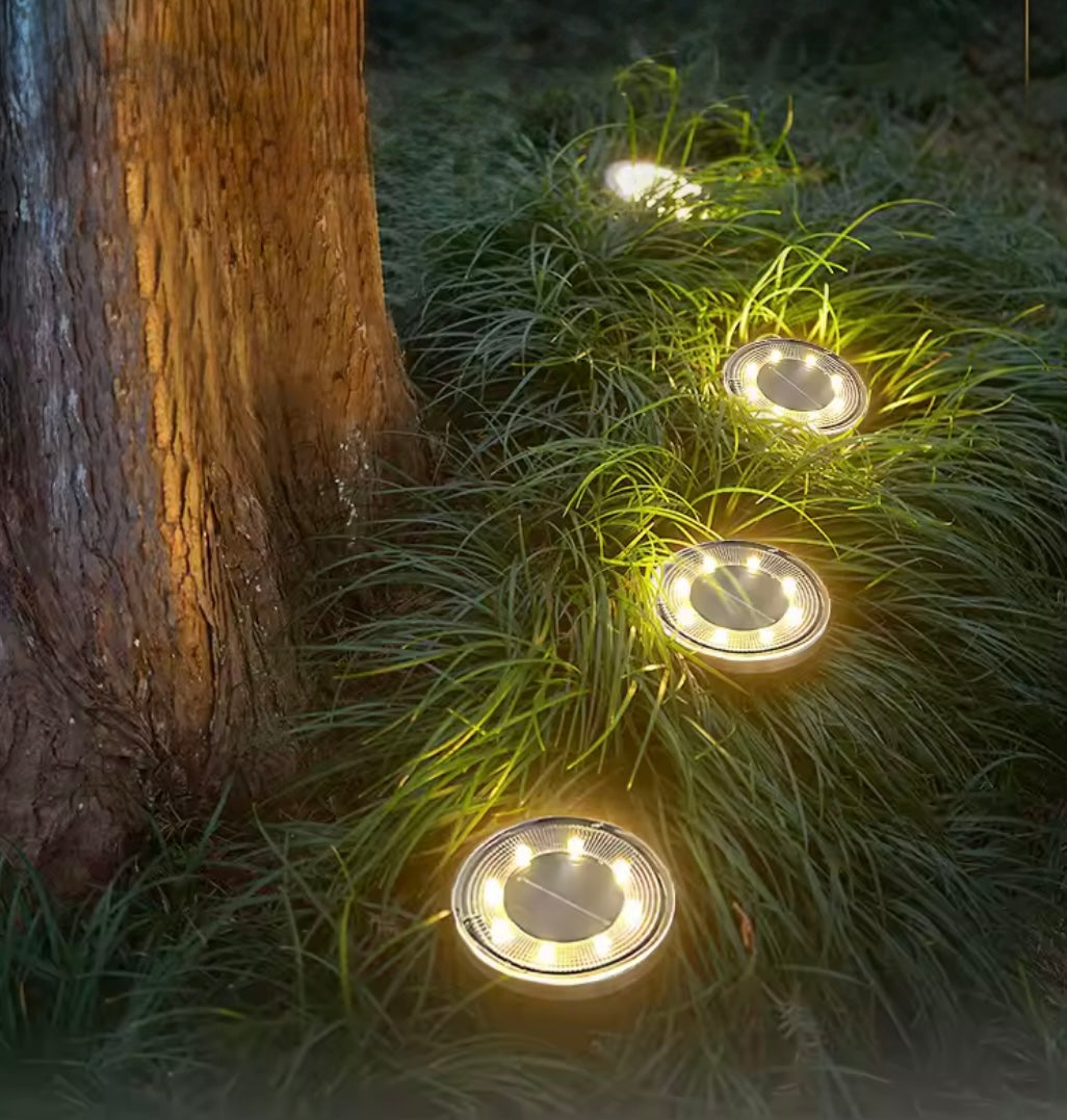 Lampes Solaires LED Extérieures - Éclairage Jardin, Allée, Terrasse, Cour