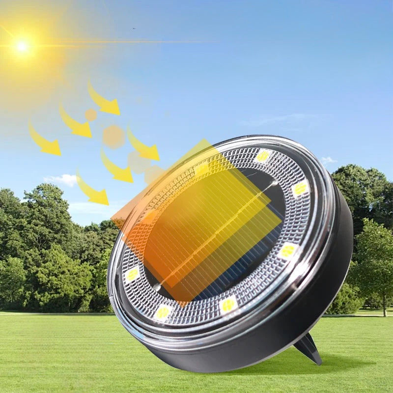 Lampes Solaires LED Extérieures - Éclairage Jardin, Allée, Terrasse, Cour