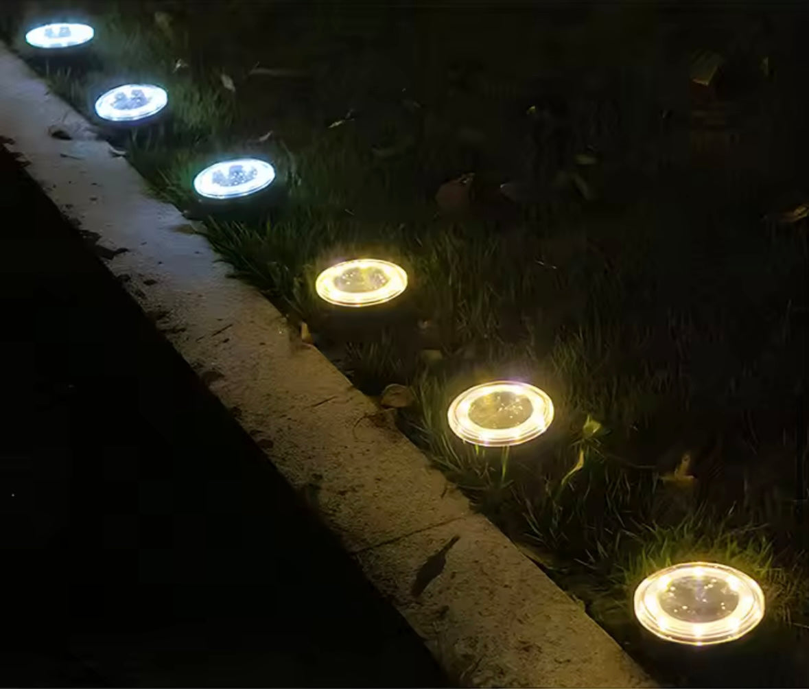 Lampes Solaires LED Extérieures - Éclairage Jardin, Allée, Terrasse, Cour
