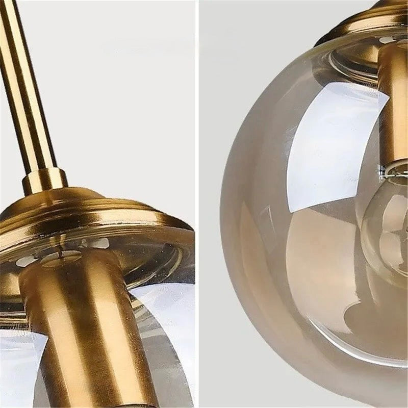 Lampe murale type Nordique en verre – Style rétro moderne