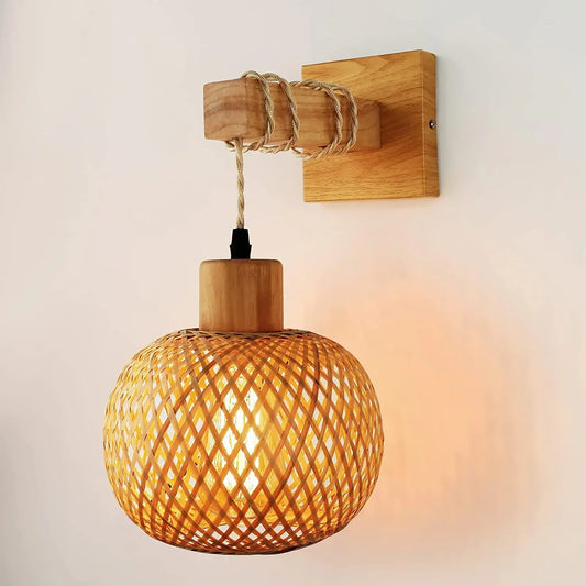 Lampe japonaise intérieure murale 